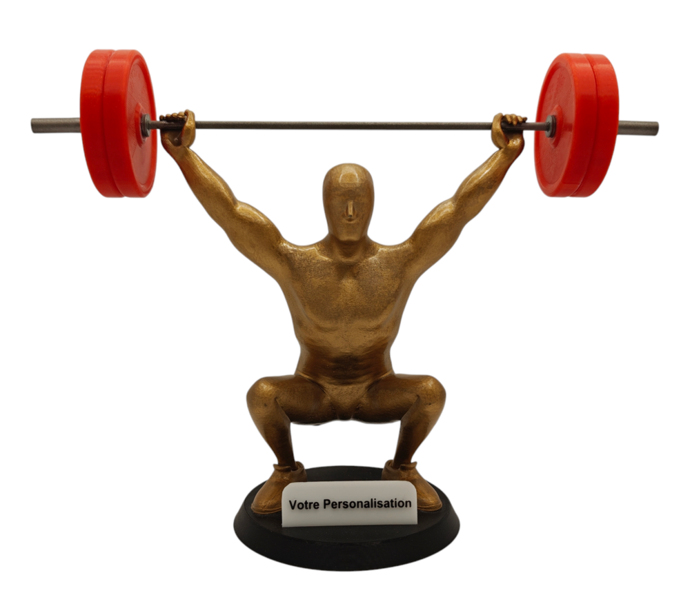 Figurine Snatch H/F avec socle personnalisable